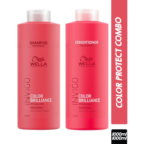 Wella Professionals Invigo Color Brilliance Shampoo 1000ml And Conditoner 1000ml